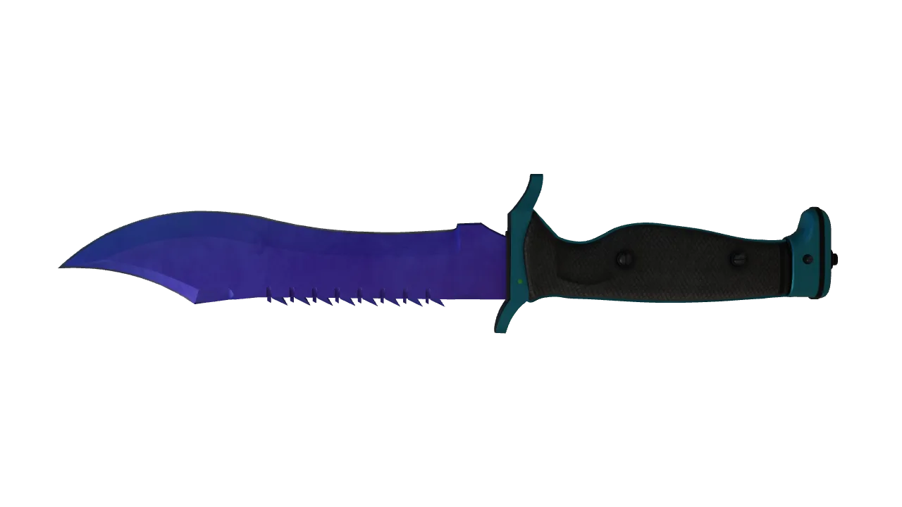 Bowie Knife | Doppler (Sapphire) seed #874, back