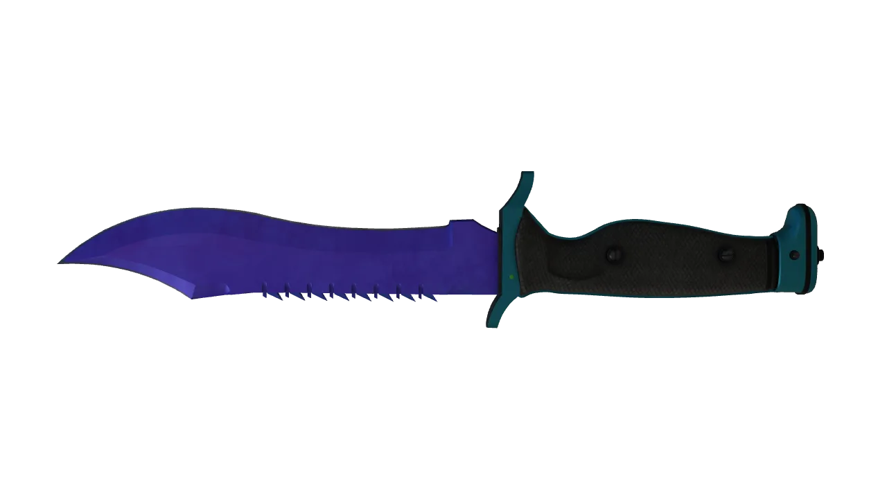 Bowie Knife | Doppler (Sapphire) seed #92, back