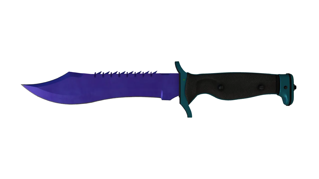 Bowie Knife | Doppler (Sapphire) seed #961, front