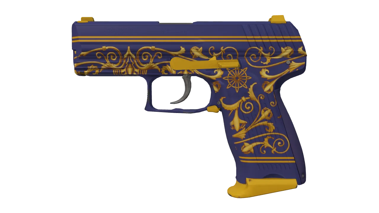 P2000 | Royal Baroque (Factory New) — Dust II light, front