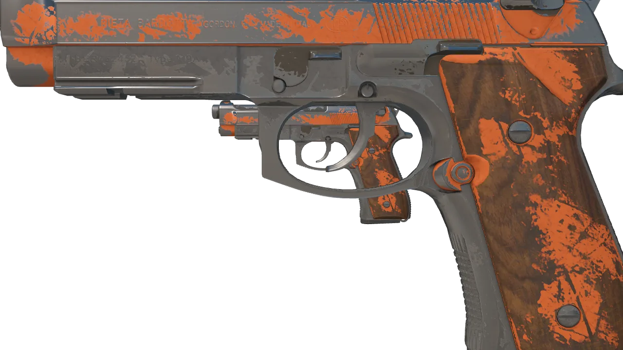 Souvenir Dual Berettas | Demolition (Battle-Scarred) — Dust II light, front