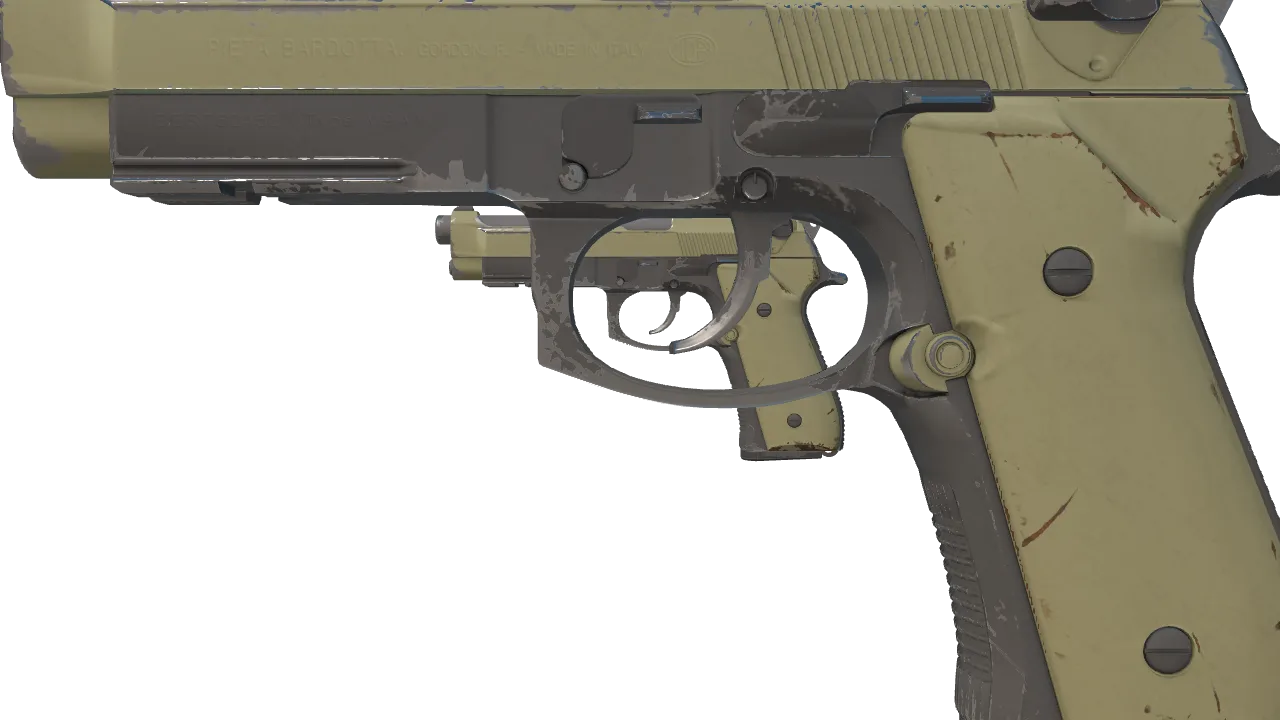 Dual Berettas | Colony (Field-Tested) — Dust II light, front