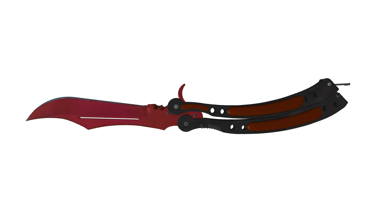 Butterfly Knife | Doppler (Ruby) seed #184, back