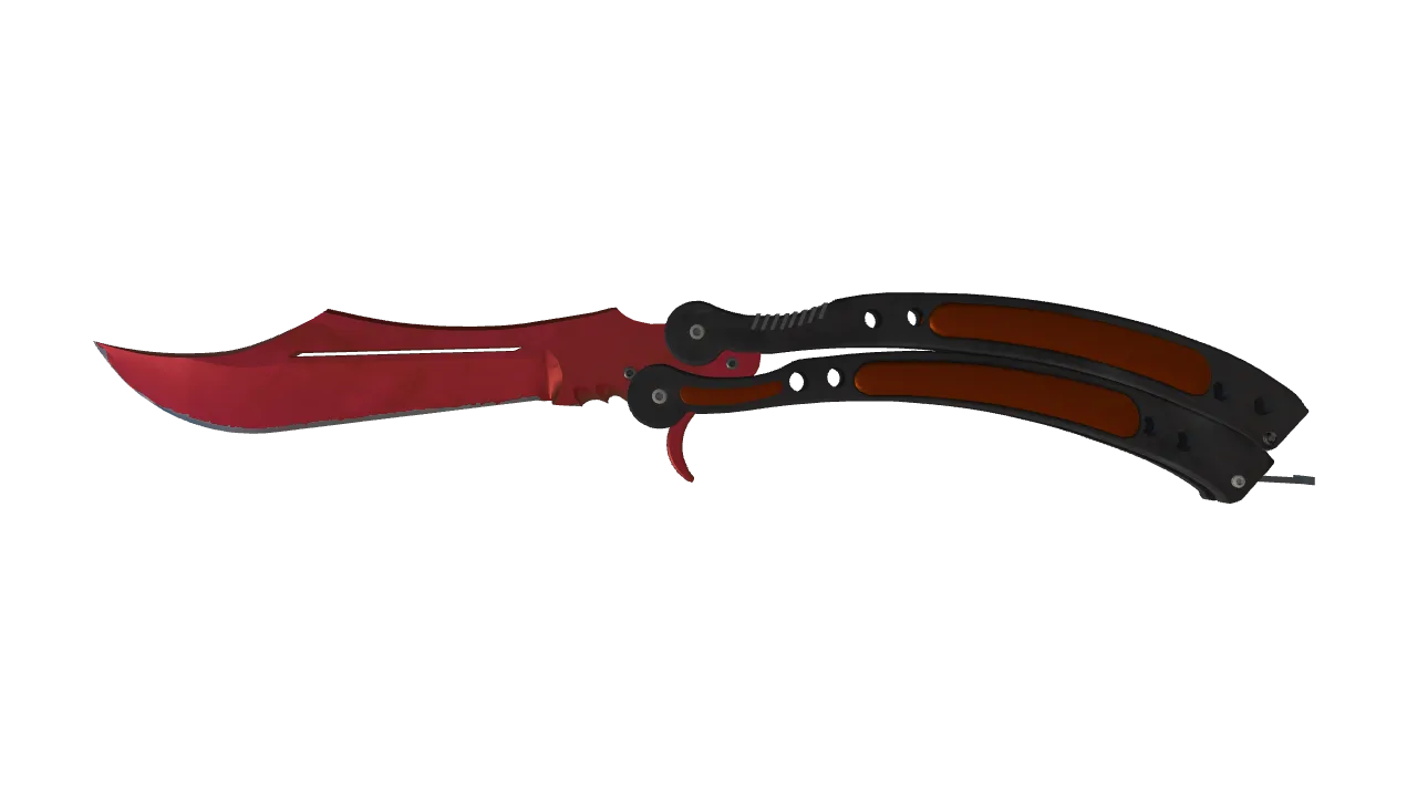 Butterfly Knife | Doppler (Ruby) seed #267, front