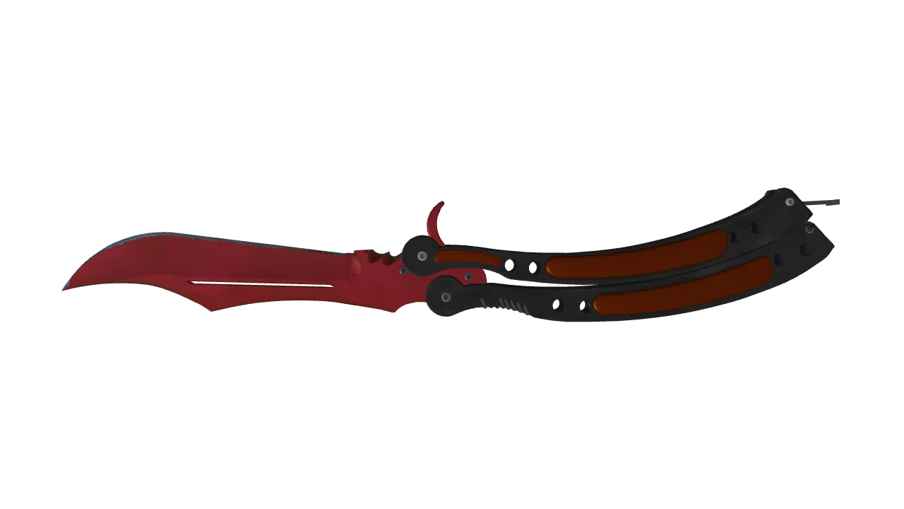 Butterfly Knife | Doppler (Ruby) seed #348, back