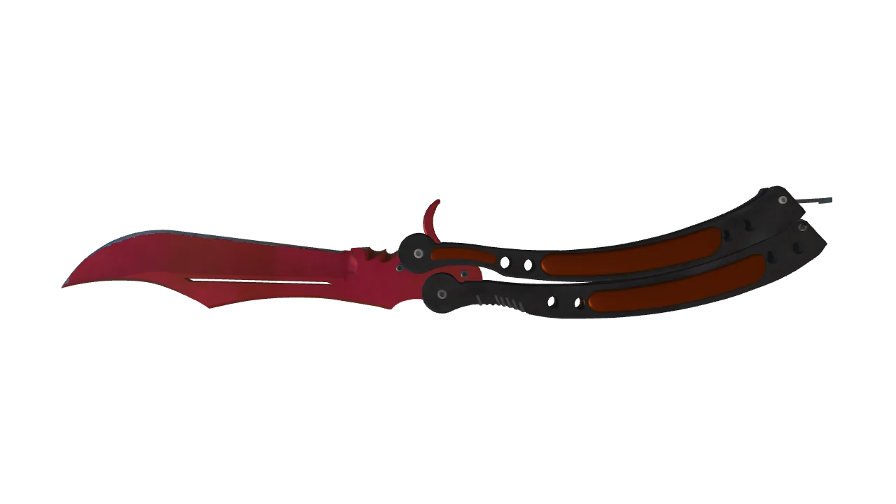 Butterfly Knife | Doppler (Ruby) seed #385, back