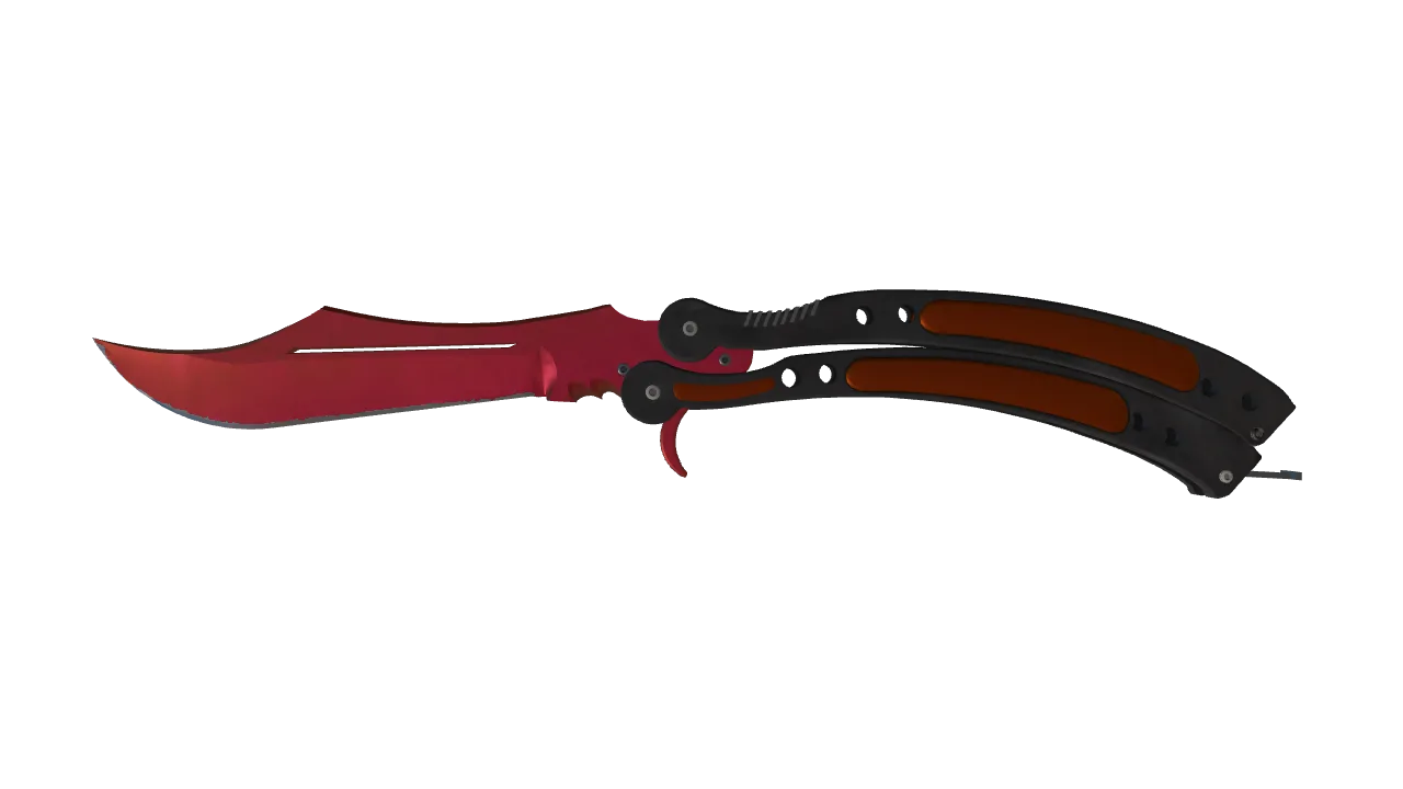 Butterfly Knife | Doppler (Ruby) seed #428, front