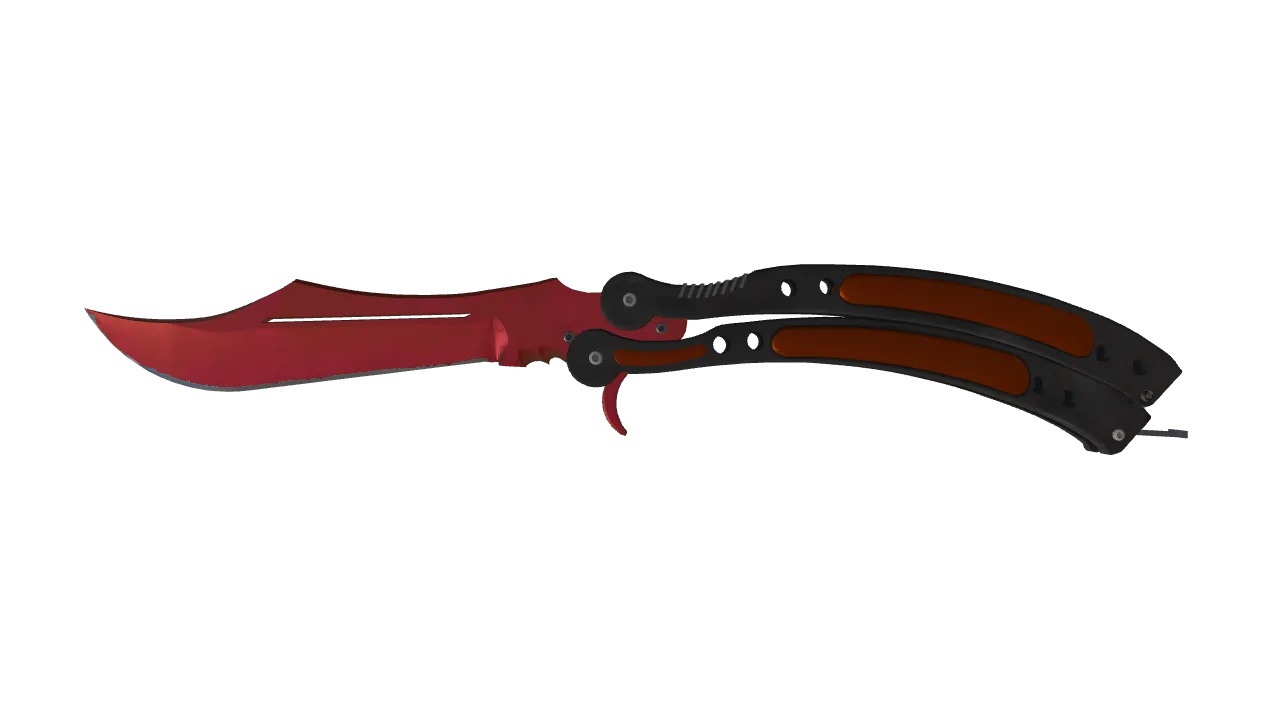 Butterfly Knife | Doppler (Ruby) seed #575, front