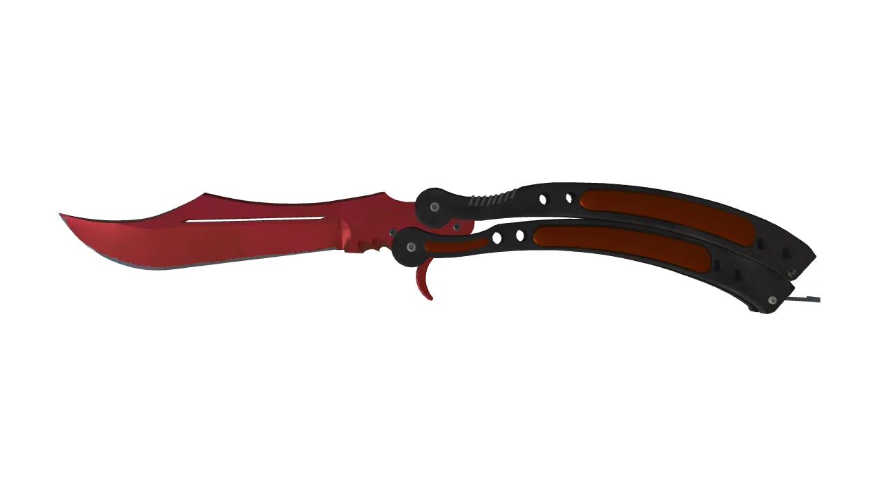 Butterfly Knife | Doppler (Ruby) seed #681, front