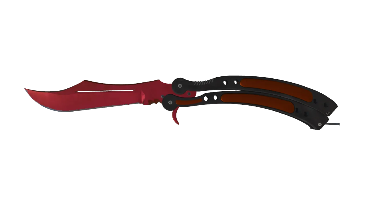 Butterfly Knife | Doppler (Ruby) seed #692, front
