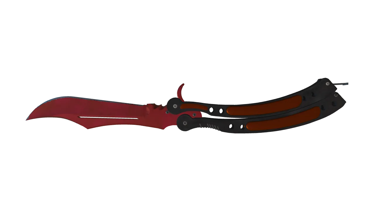 Butterfly Knife | Doppler (Ruby) seed #708, back
