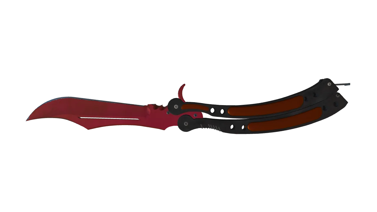 Butterfly Knife | Doppler (Ruby) seed #771, back