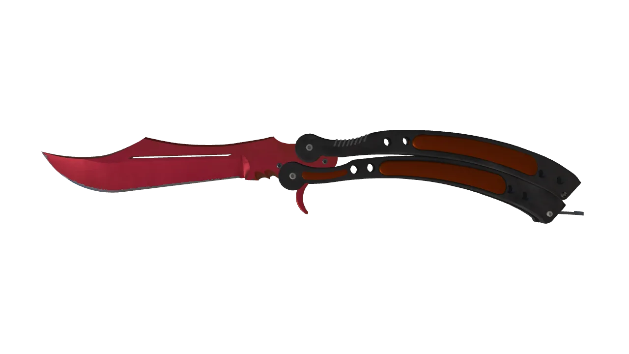 Butterfly Knife | Doppler (Ruby) seed #874, front