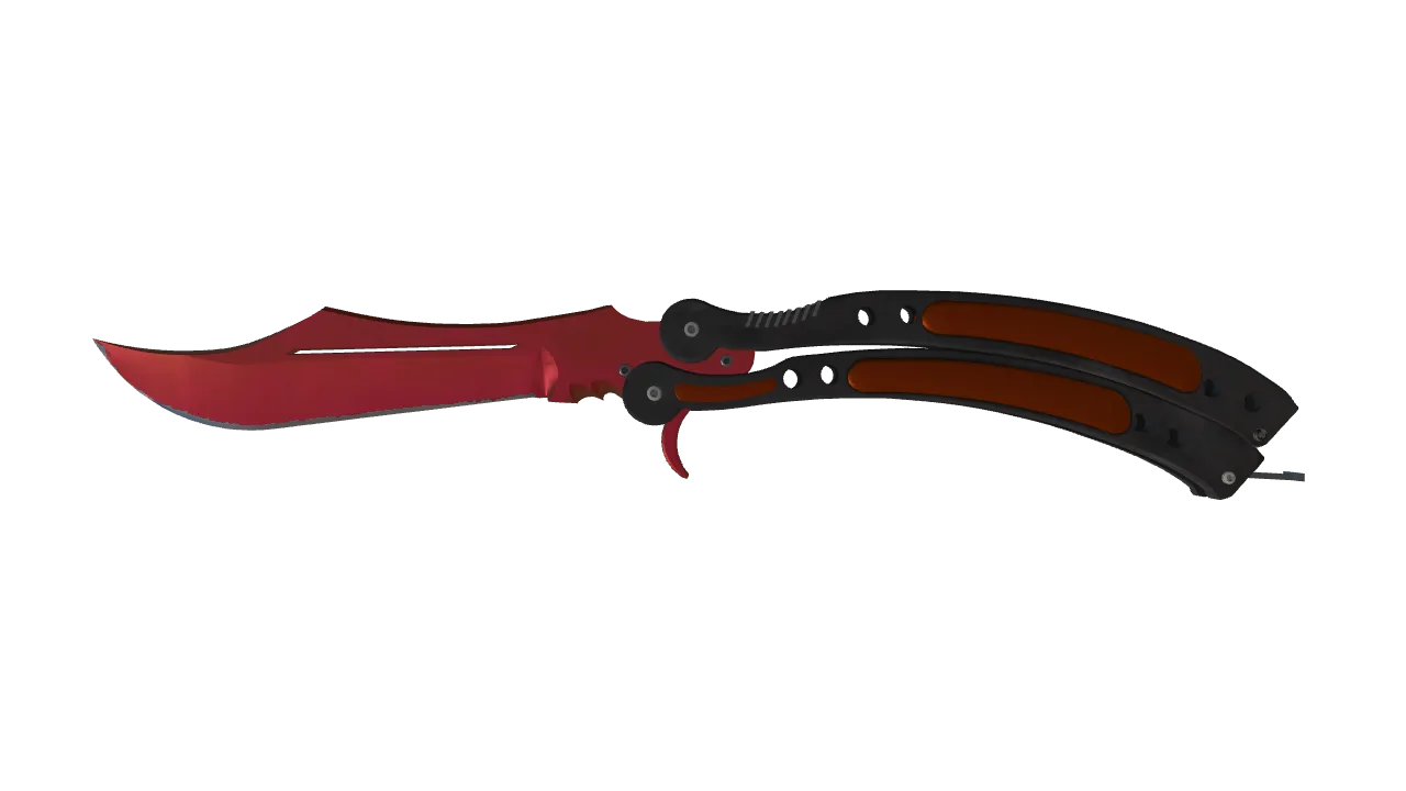 Butterfly Knife | Doppler (Ruby) seed #897, front