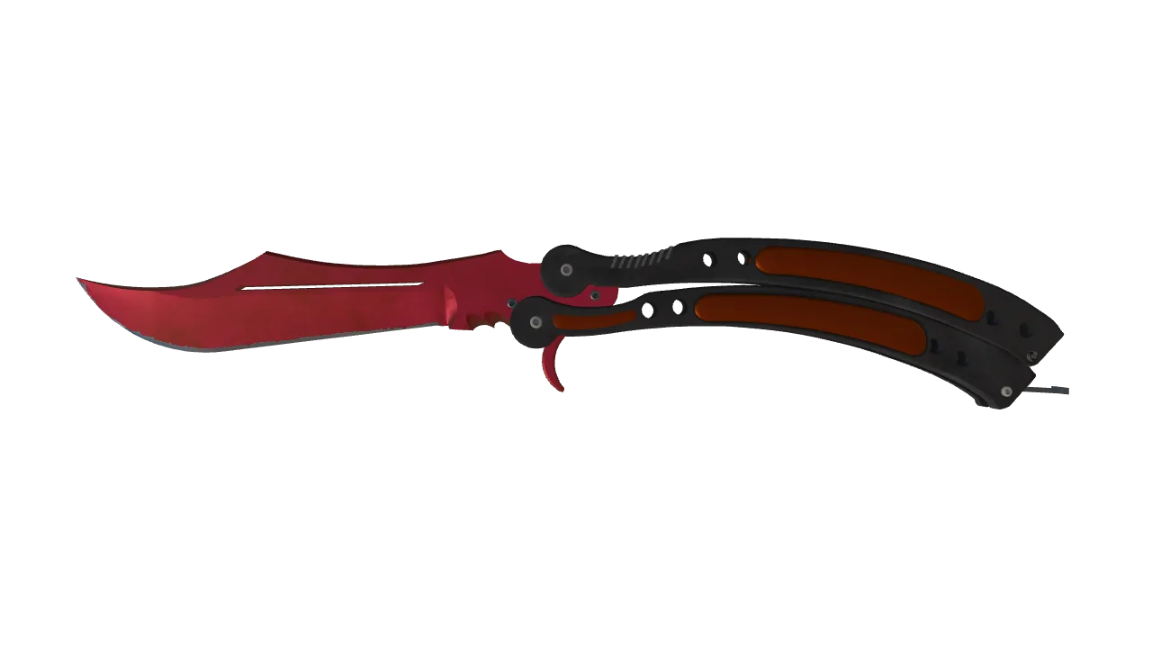 Butterfly Knife | Doppler (Ruby) seed #928, front