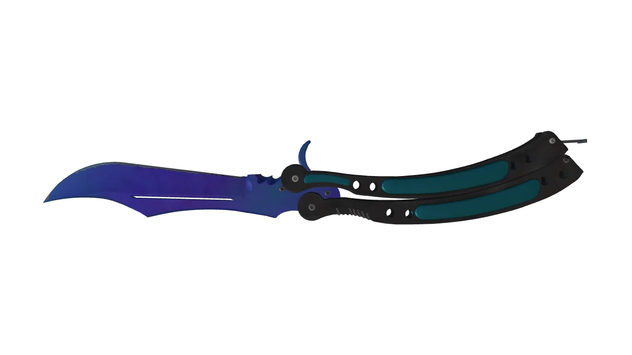 Butterfly Knife | Doppler (Sapphire) seed #626, back