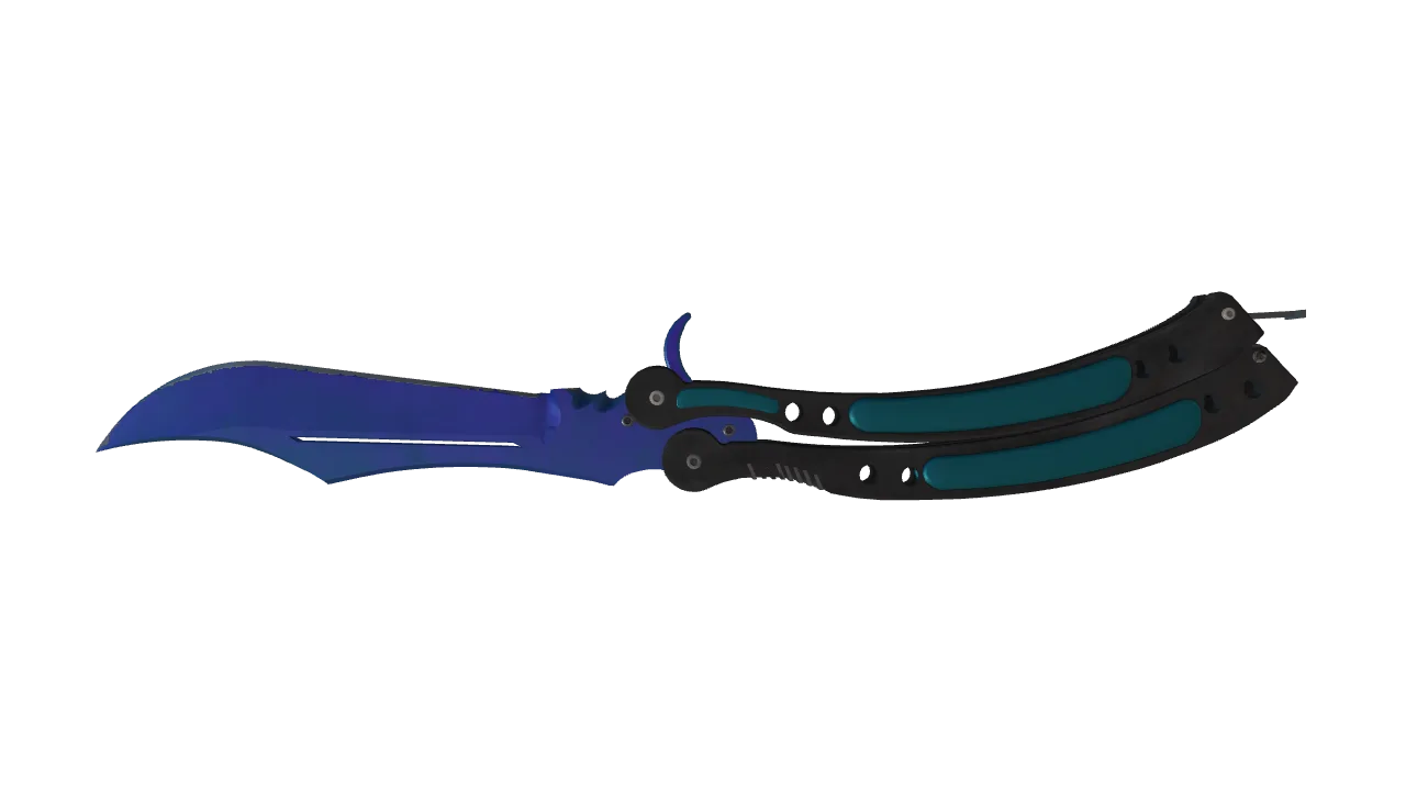 Butterfly Knife | Doppler (Sapphire) seed #692, back