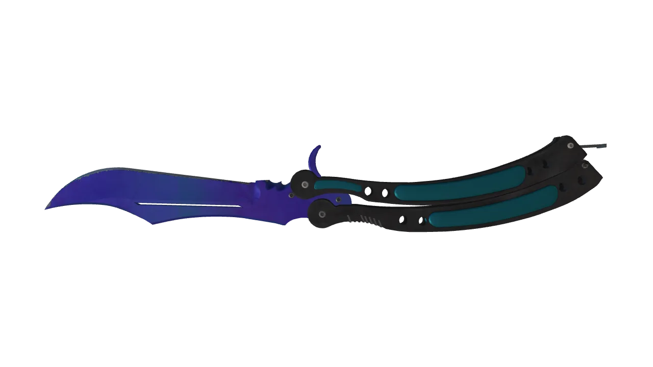 Butterfly Knife | Doppler (Sapphire) seed #993, back