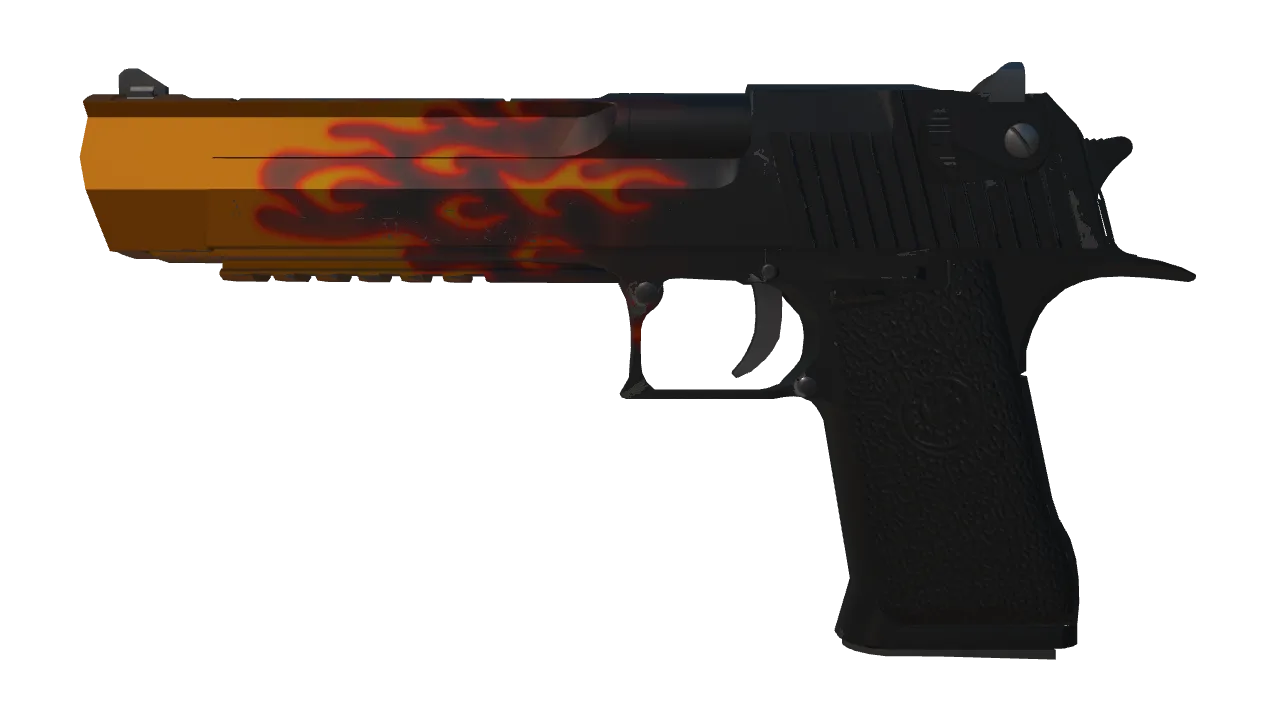 Desert Eagle | Blaze (Factory New) — Dust II light, front