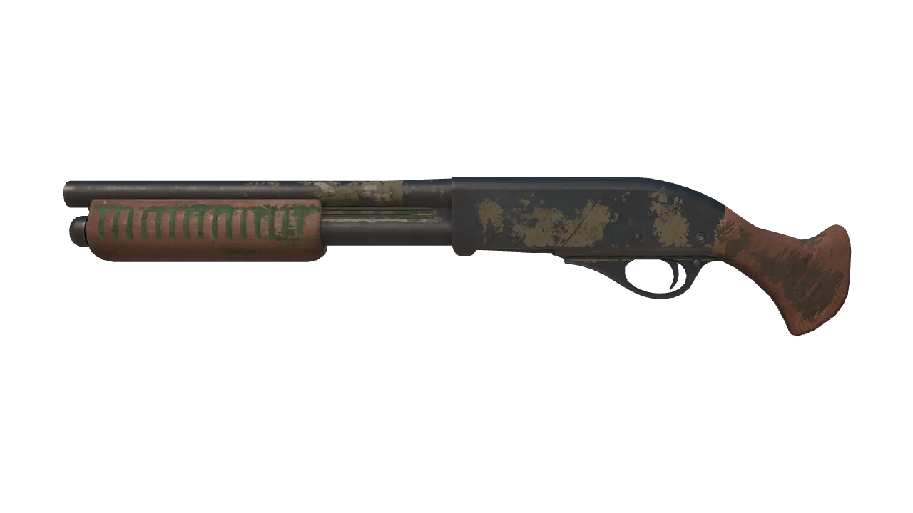 Souvenir Sawed-Off | Forest DDPAT (Battle-Scarred) — Dust II light, front