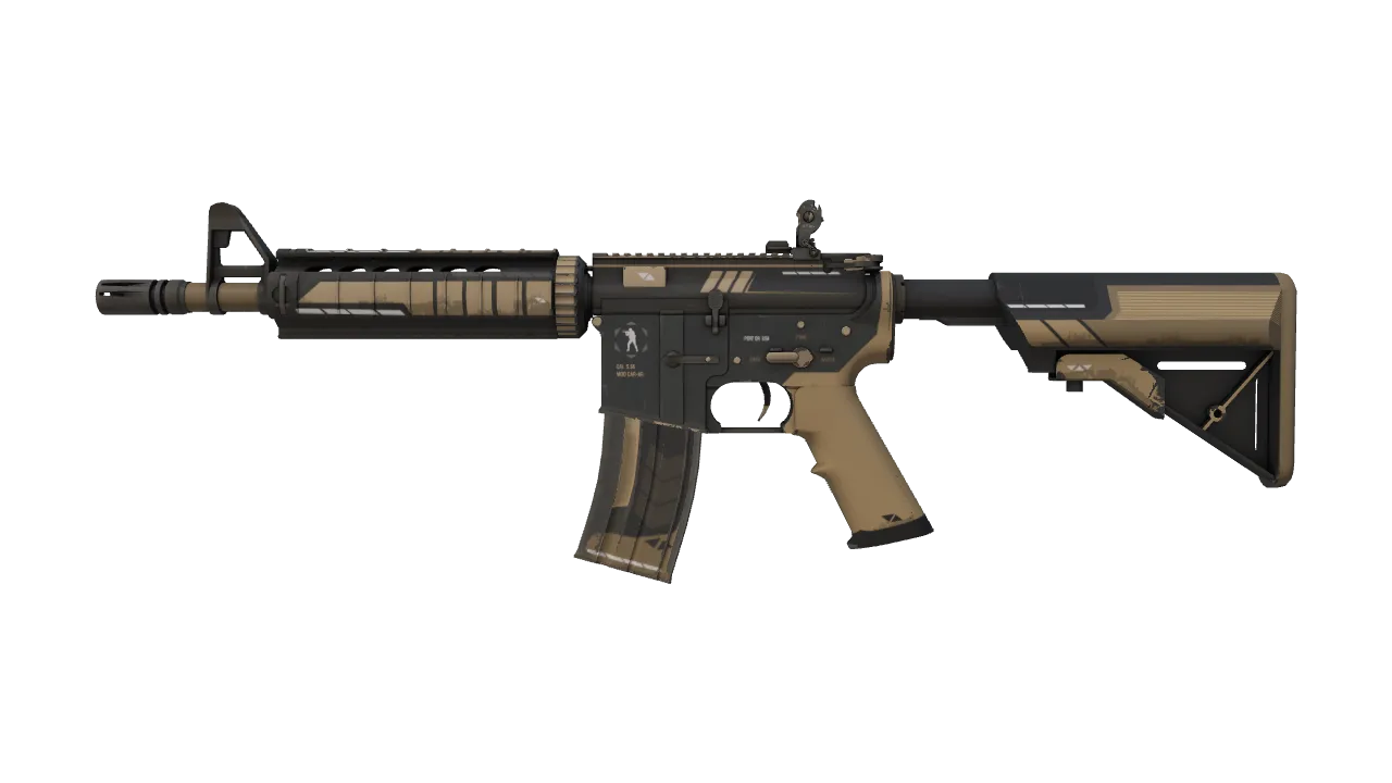 M4A4 | Desert-Strike (Factory New) — Dust II light, front