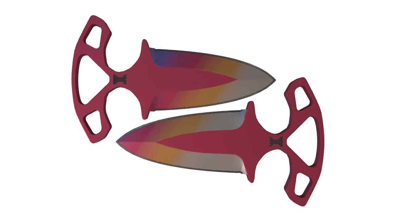 Shadow Daggers | Fade seed #345, front