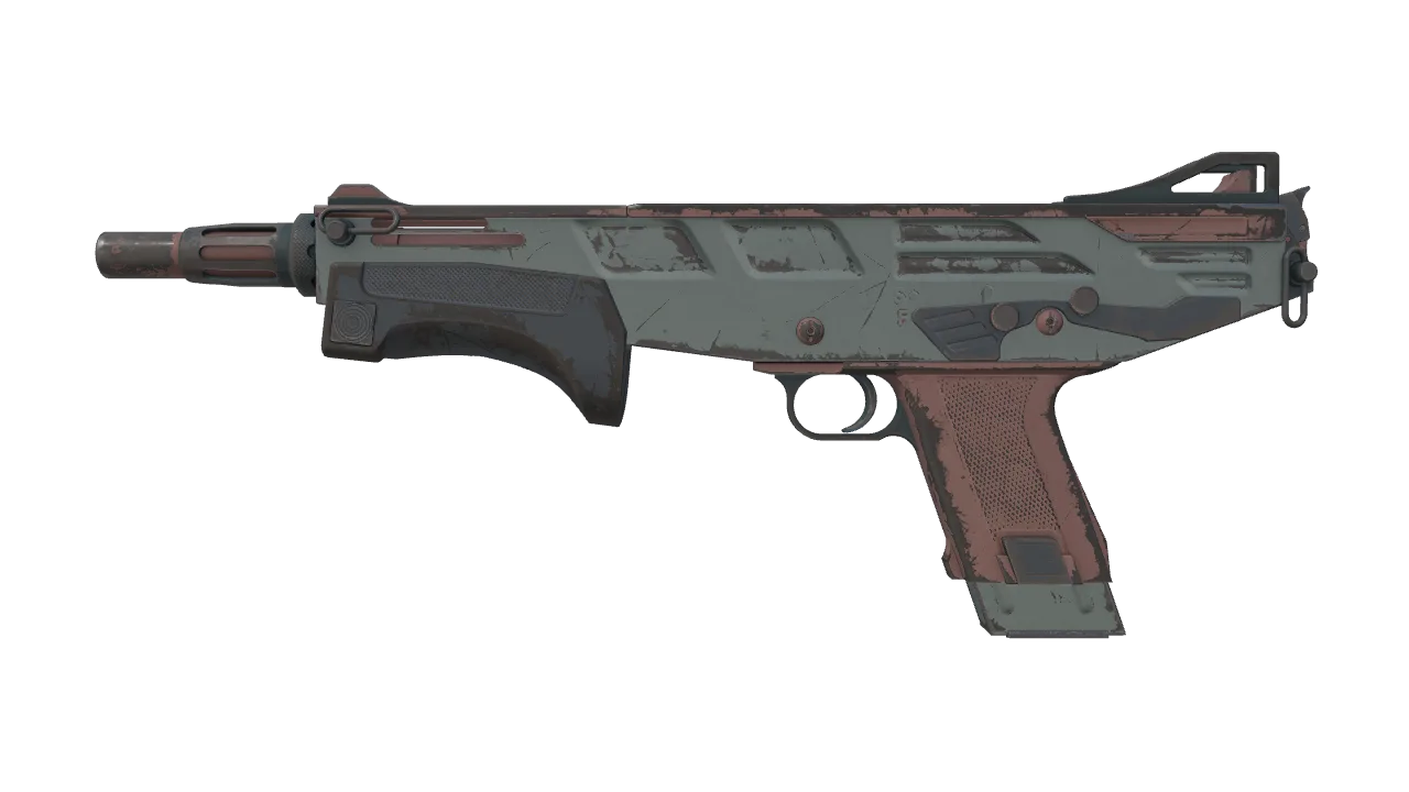 MAG-7 | Copper Oxide (Well-Worn) — Dust II light, front
