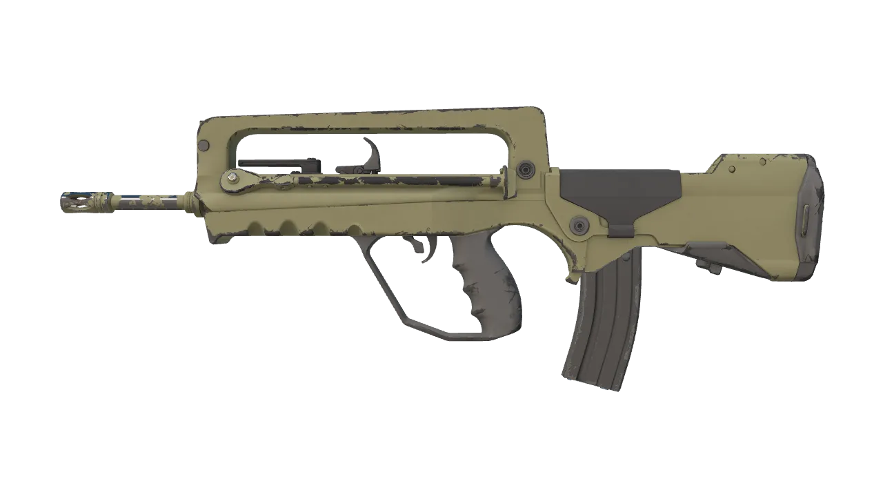 Souvenir FAMAS | Colony (Field-Tested) — Dust II light, front