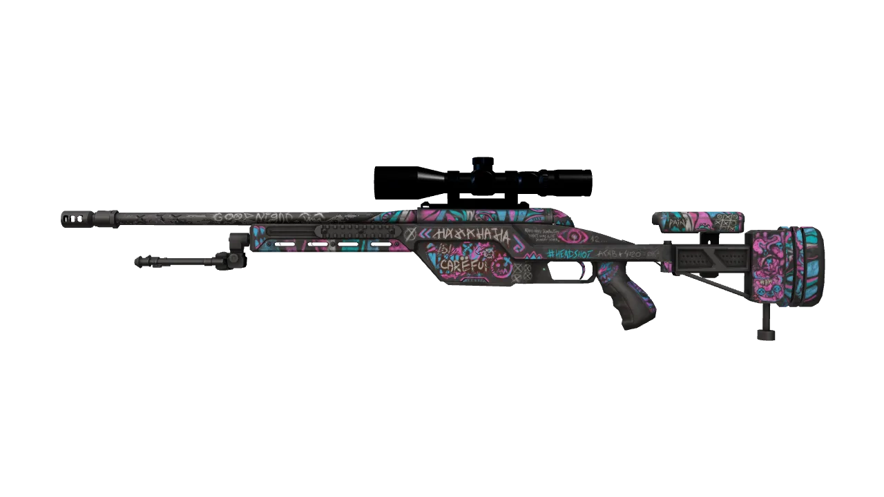 SSG 08 | Fever Dream (Factory New) — Dust II light, front