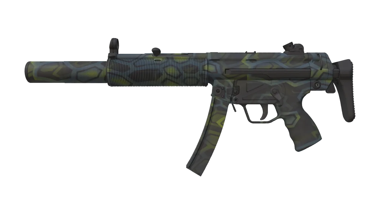Souvenir MP5-SD | Lime Hex (Factory New) — Dust II light, front
