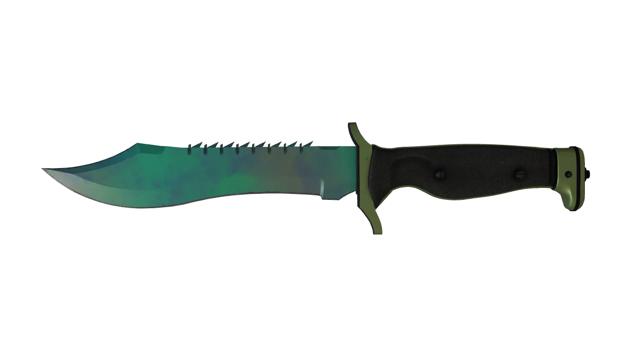 ★ Bowie Knife | Gamma Doppler (Phase 2) (Minimal Wear) — Dust II light, front