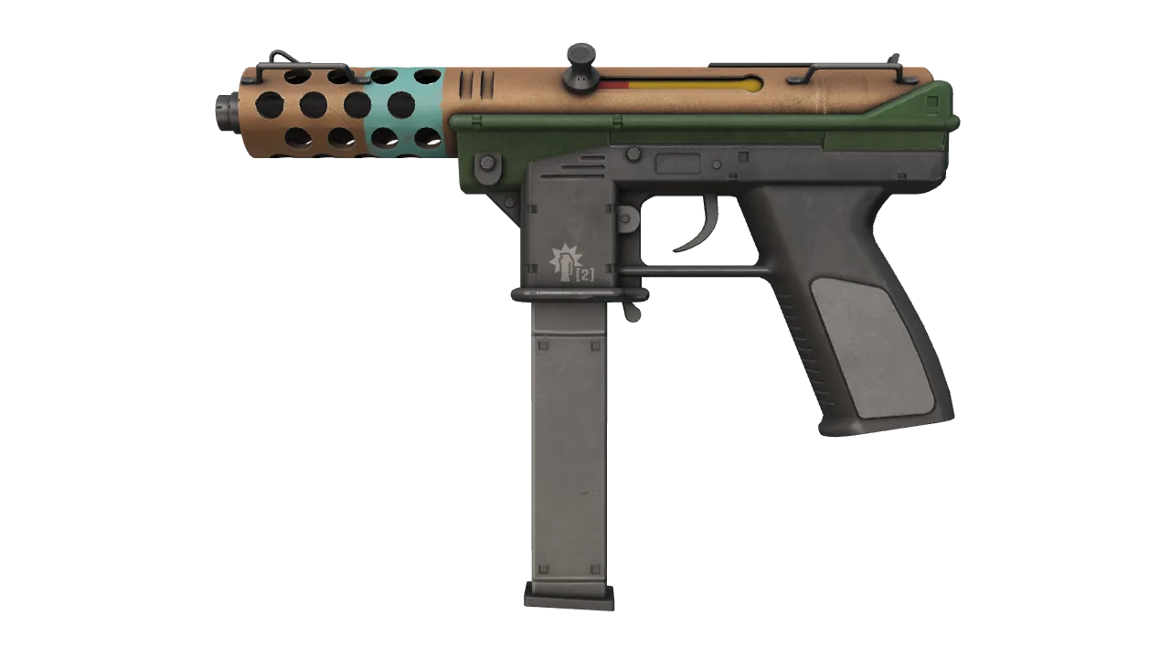 Tec-9 | Flash Out (Factory New) — Dust II light, front