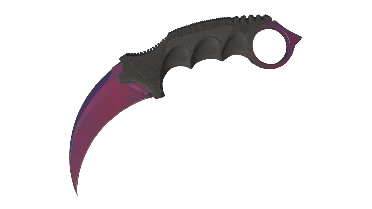 Karambit | Doppler (Phase 2) seed #877, front