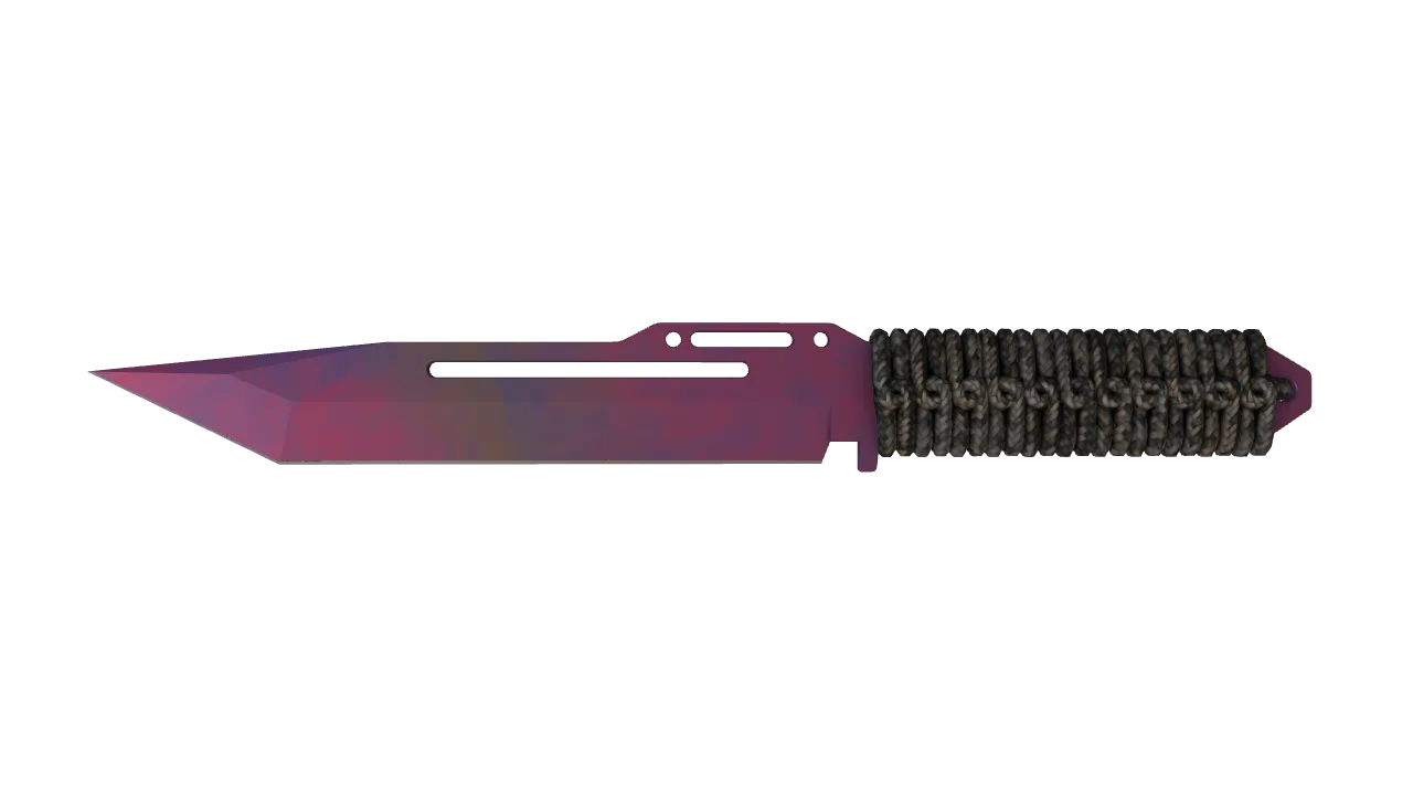 ★ Paracord Knife | Doppler (Phase 2) (Minimal Wear) — Dust II light, front