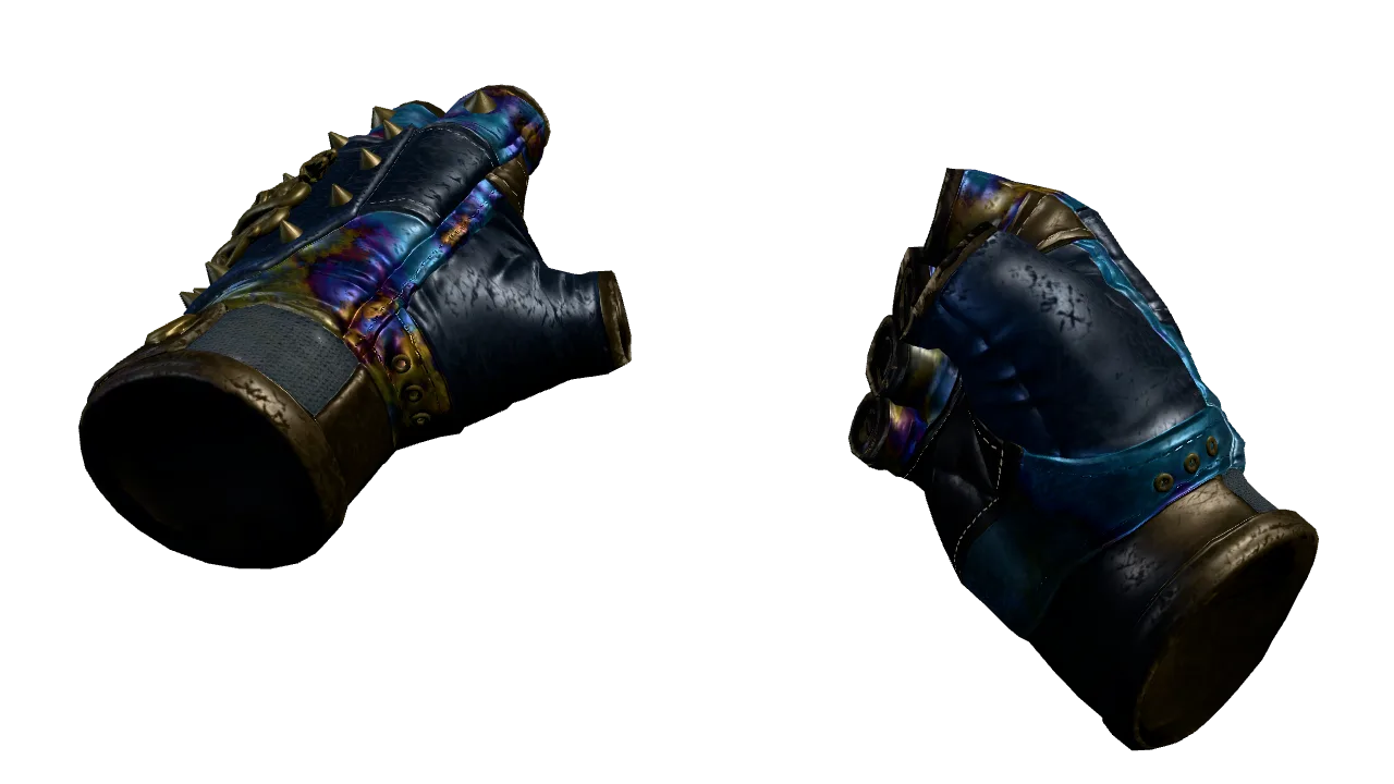 Hydra Gloves | Case Hardened seed #15, front