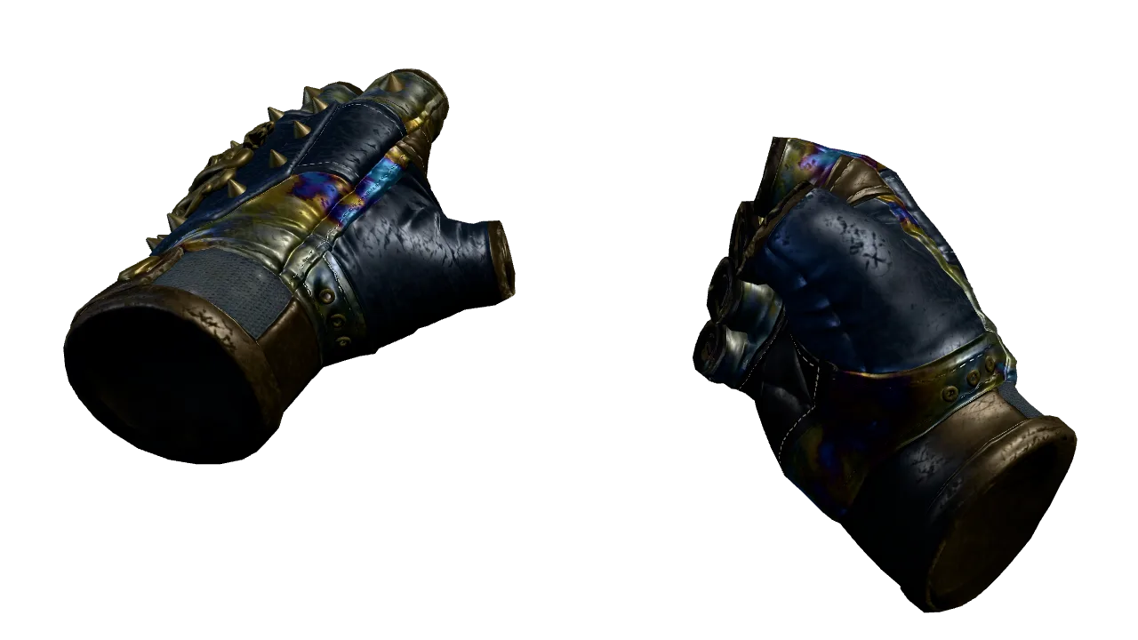 Hydra Gloves | Case Hardened seed #221, front