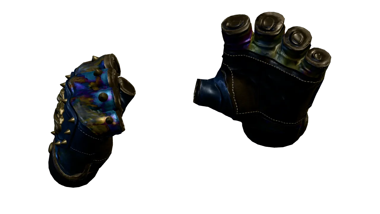 Hydra Gloves | Case Hardened seed #28, back
