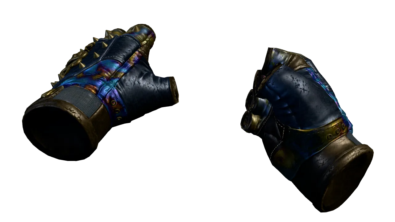 Hydra Gloves | Case Hardened seed #28, front