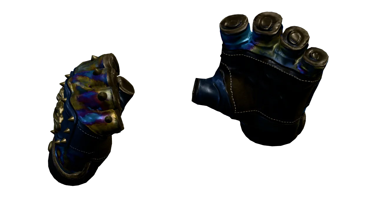Hydra Gloves | Case Hardened seed #282, back