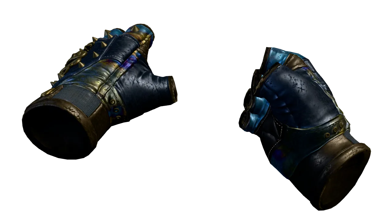 Hydra Gloves | Case Hardened seed #282, front