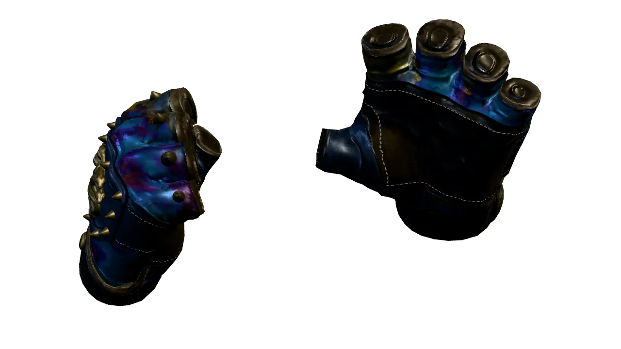 Hydra Gloves | Case Hardened seed #31, back