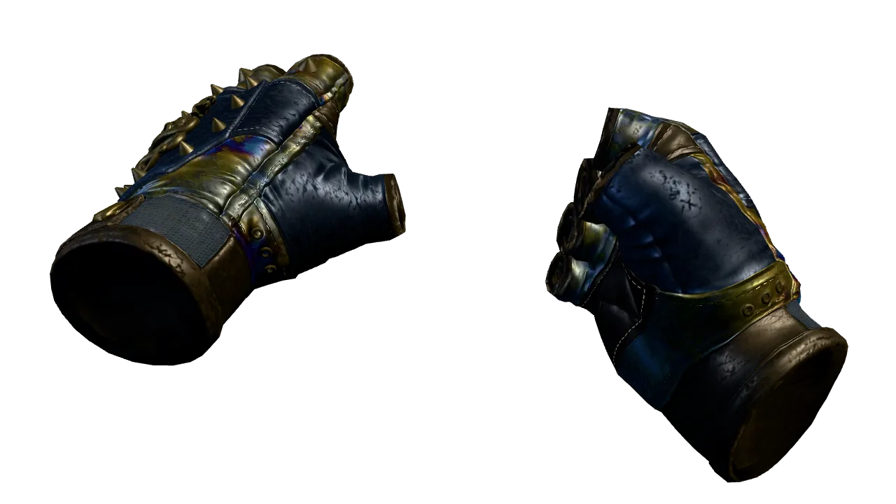 Hydra Gloves | Case Hardened seed #31, front