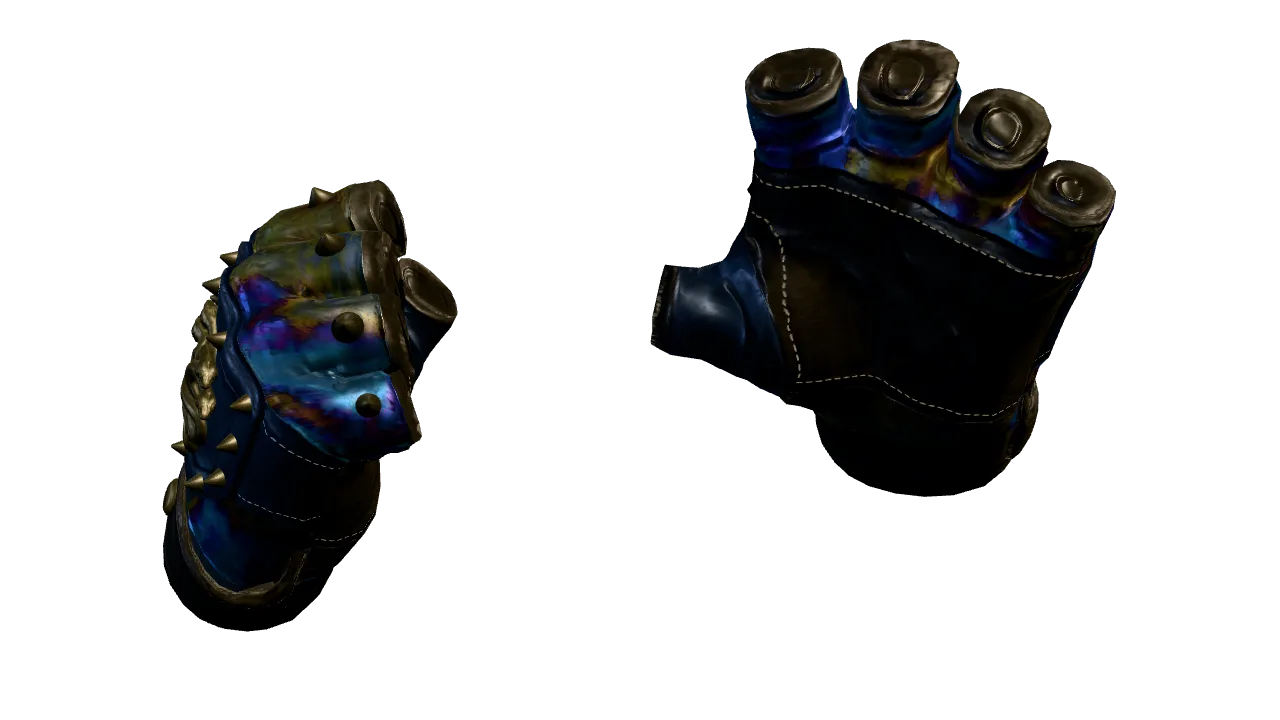 Hydra Gloves | Case Hardened seed #310, back