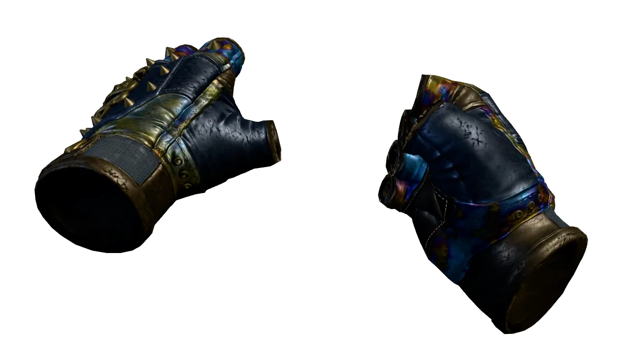 Hydra Gloves | Case Hardened seed #310, front