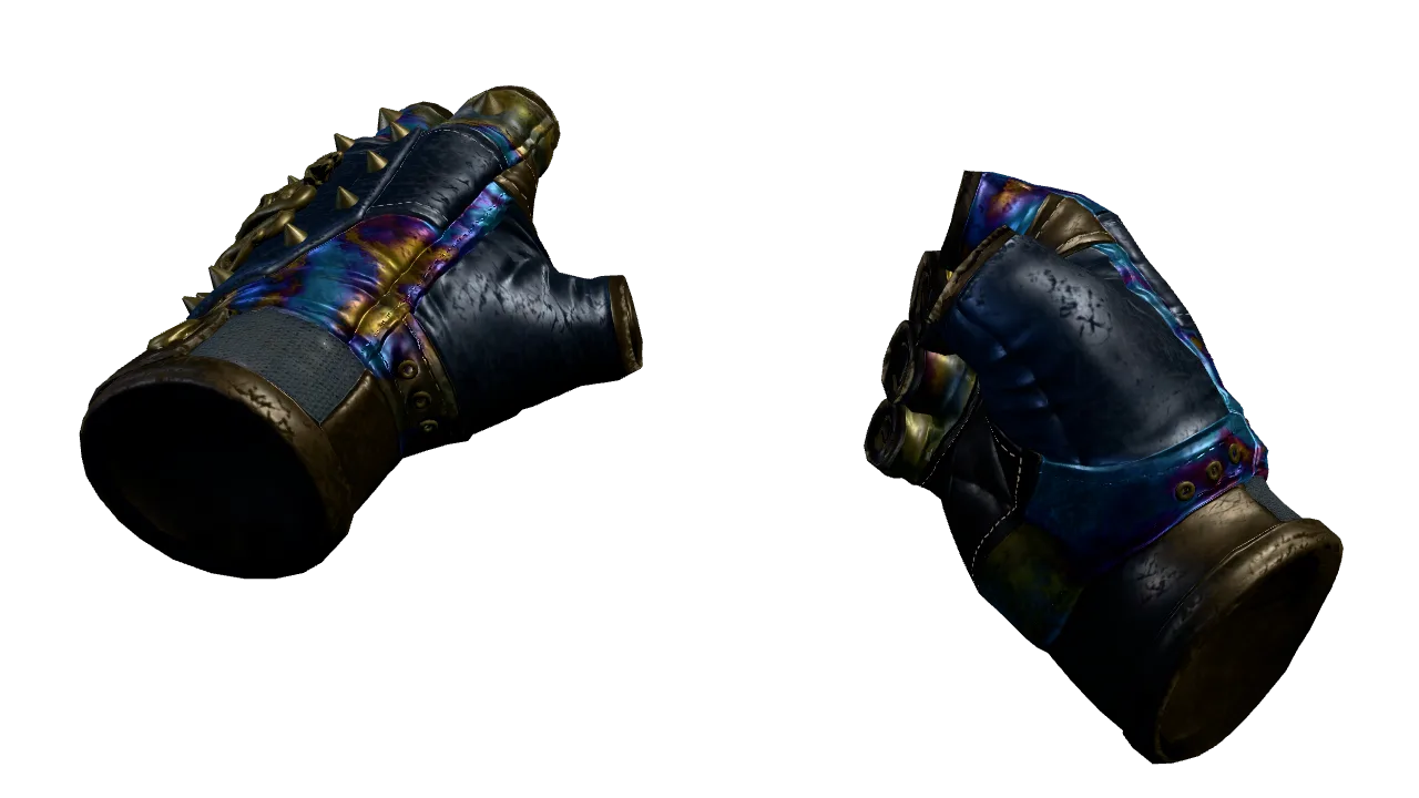 Hydra Gloves | Case Hardened seed #392, front