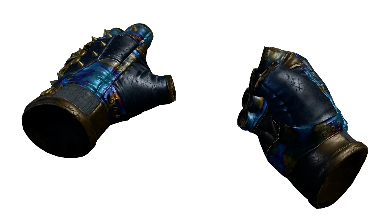 Hydra Gloves | Case Hardened seed #442, front