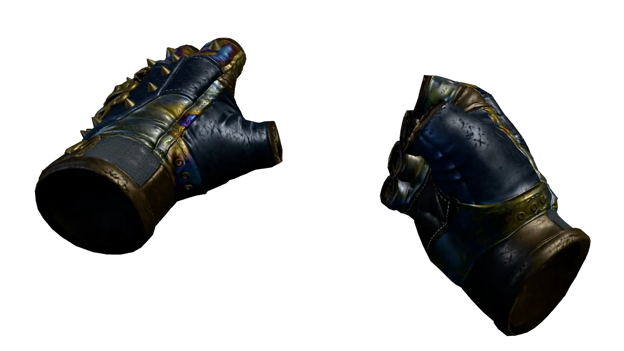 Hydra Gloves | Case Hardened seed #566, front
