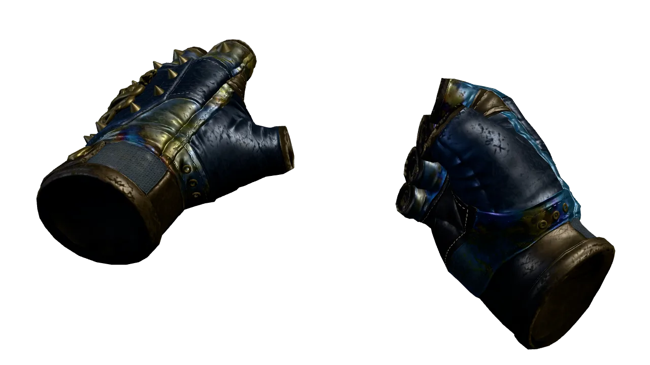 Hydra Gloves | Case Hardened seed #71, front