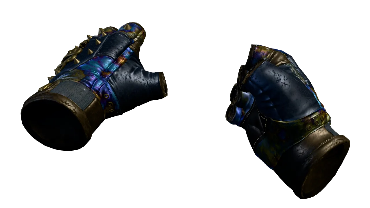 Hydra Gloves | Case Hardened seed #773, front