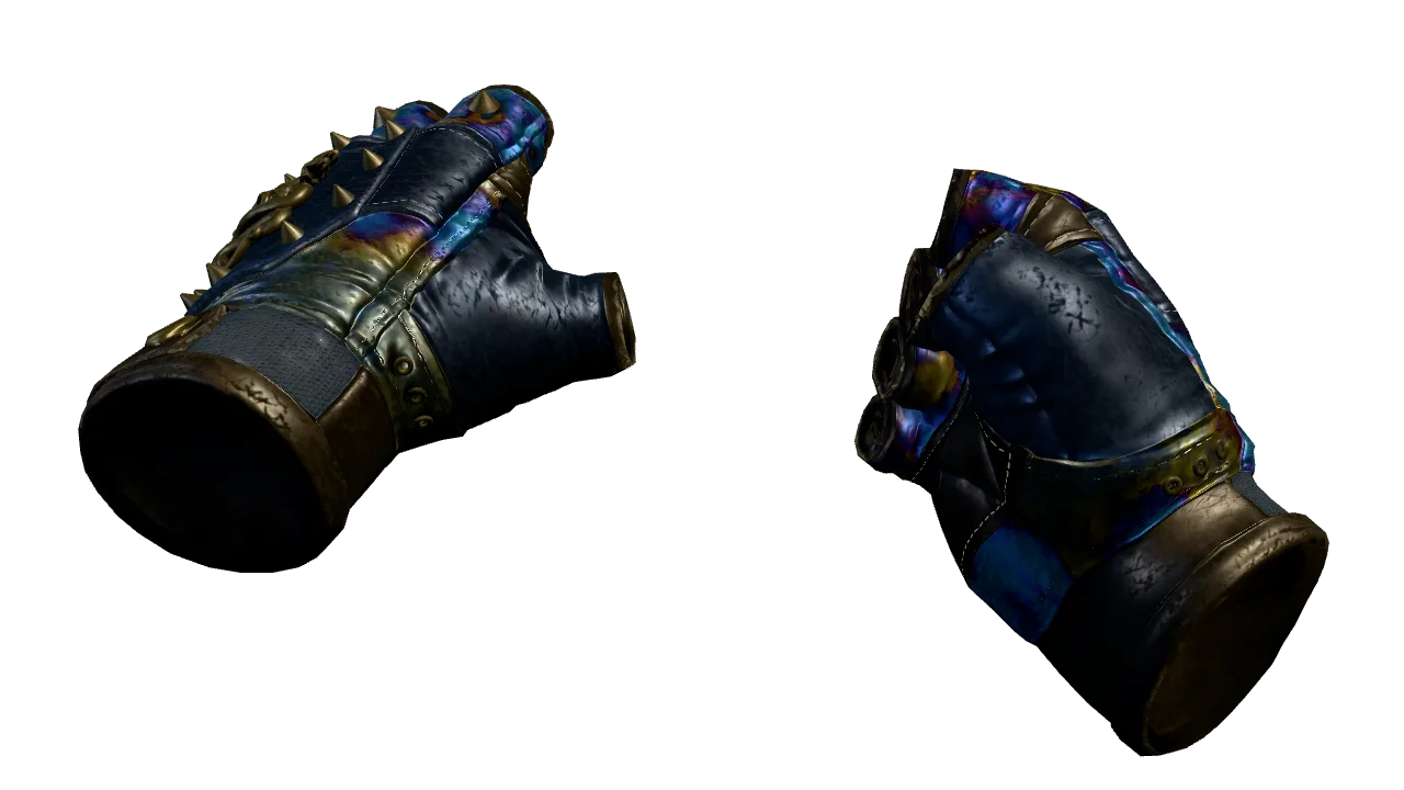 Hydra Gloves | Case Hardened seed #829, front
